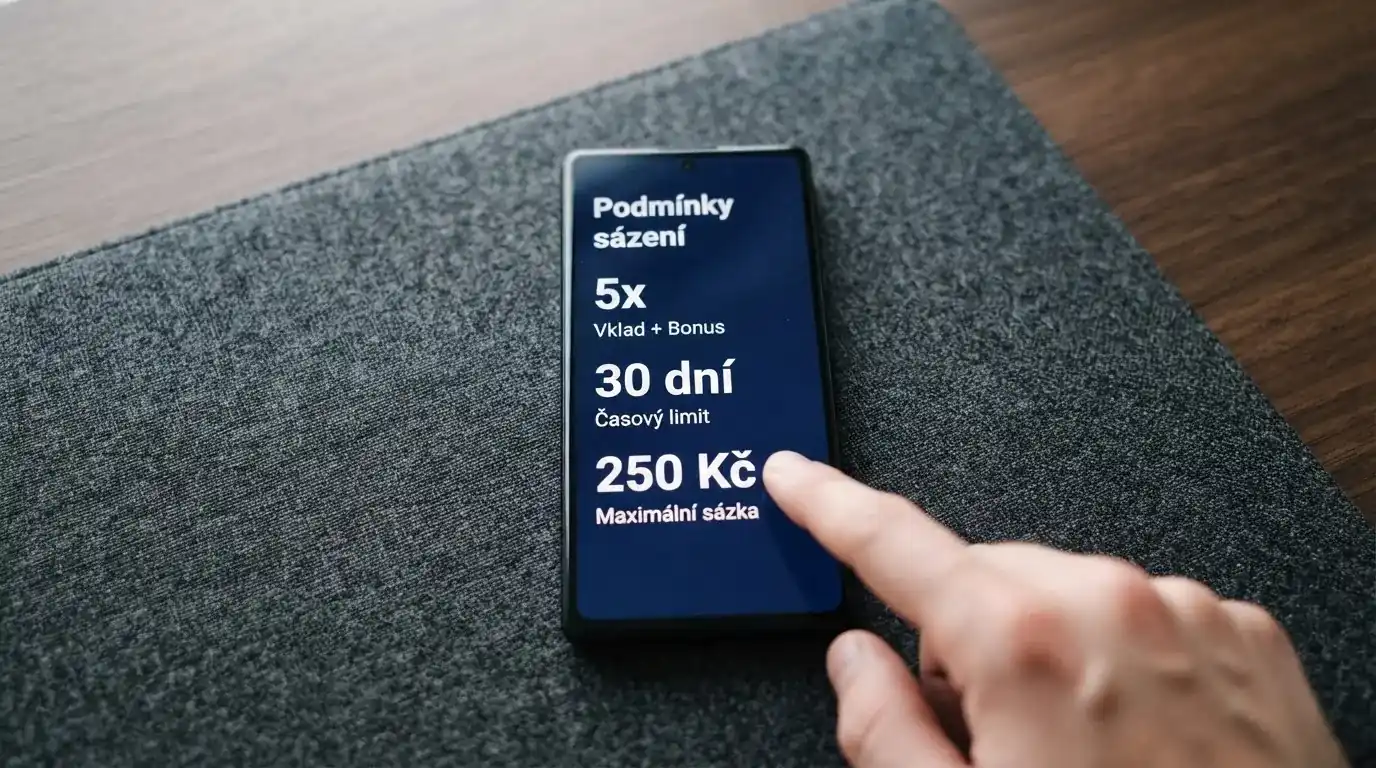 Detailní záběr na podmínky protočení bonusu v online casinu — procenta, lhůty, limit maximální sázky
