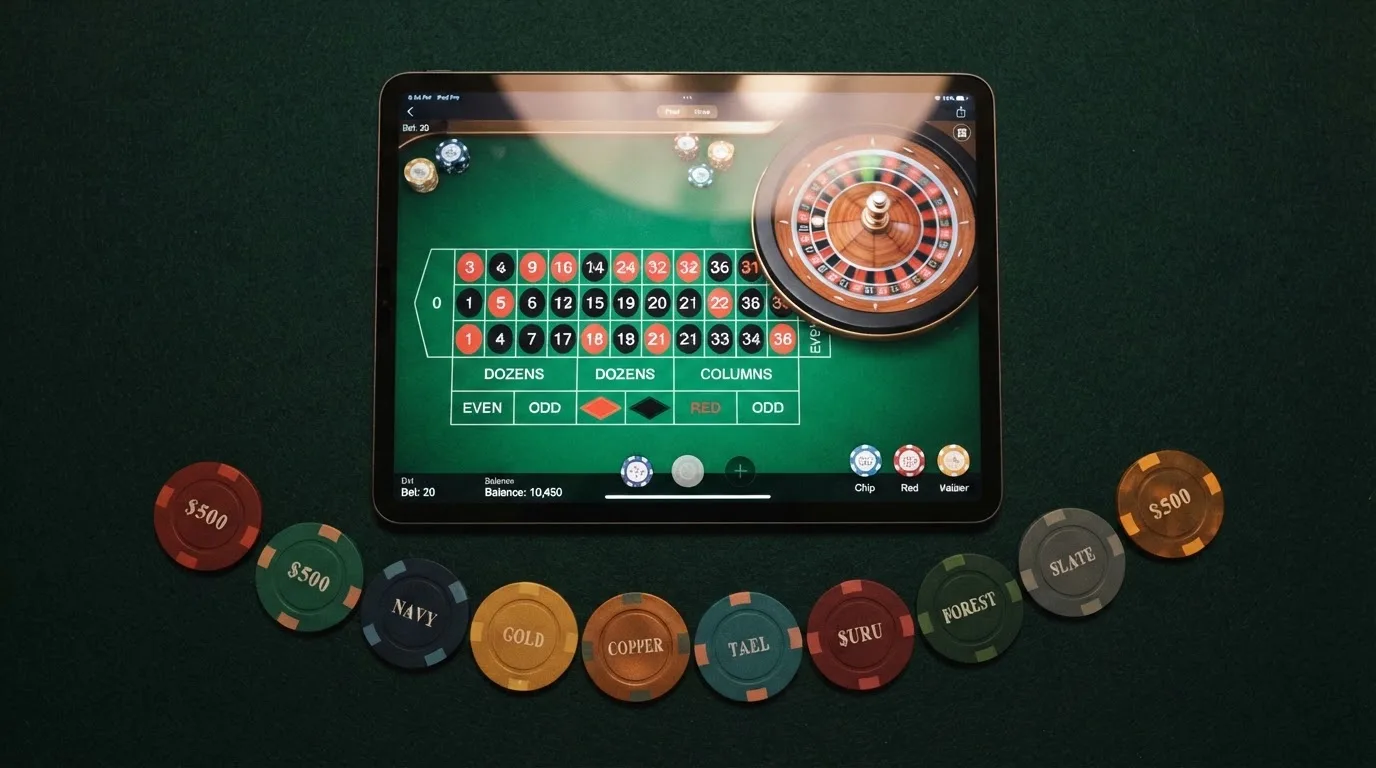 Koláž ikon deseti českých casino aplikací seřazených do mřížky, každá s malou vlaječkou licence MF ČR v rohu